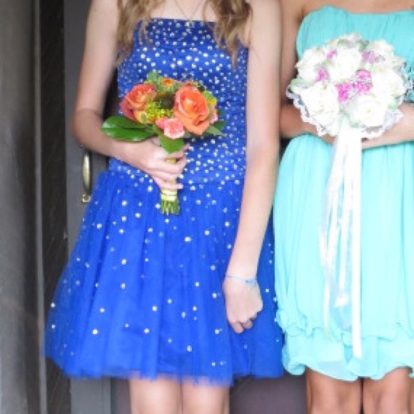 Royal Blue Homecoming Dress