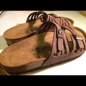 Birkenstocks:Granada Habana Oiled Leather
