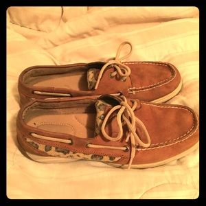 Sperry Top-Sider Cheetah Print Boat shoe