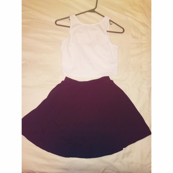 Black Flowy Skirt