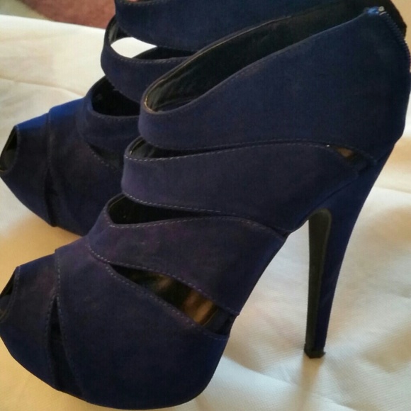 Blue heels