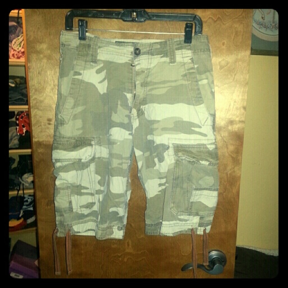 Camo Cargo Shorts