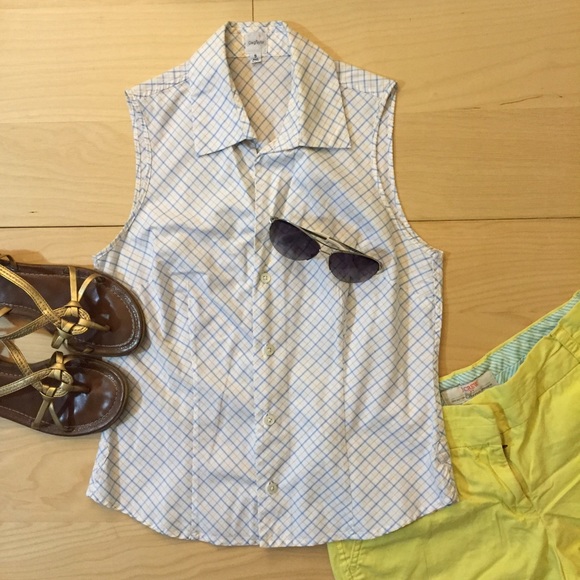 Craig Taylor Sleeveless Button-Down Top