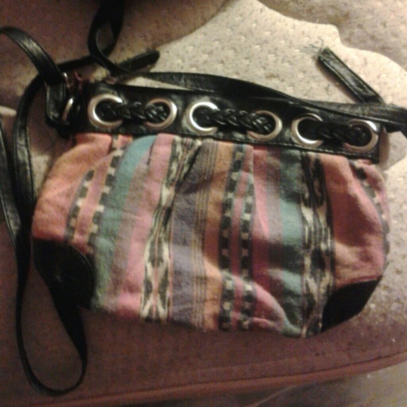 Hand bag with strap