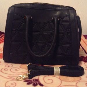 JustFab Black satchel bag