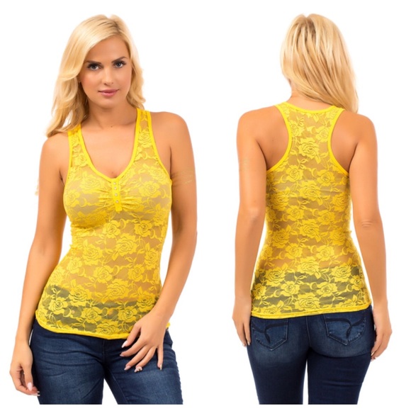 Lace tank