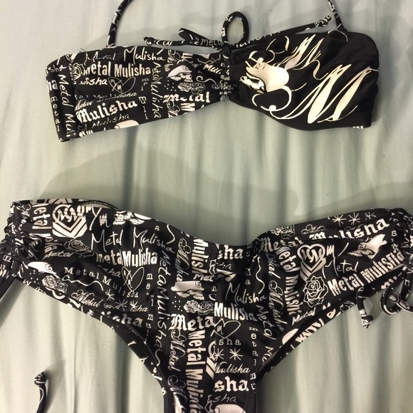 Metal mulisha bathing suit