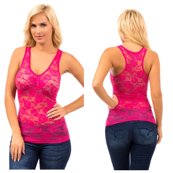 Lace tank