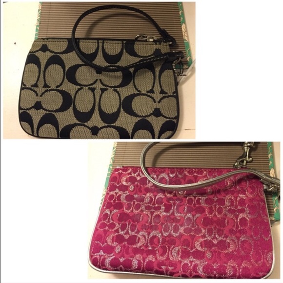 Coach wristlets bundle!
