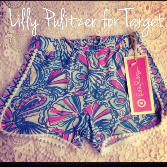 Lilly Pulitzer Infant Toddler Girl Pompom Shorts