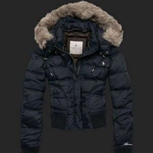 Navy Blue Abercrombie & Fitch Jacket