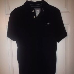 Aeropostale polo black mens size medium