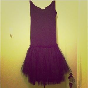 NWOT Black ballerina tutu dress