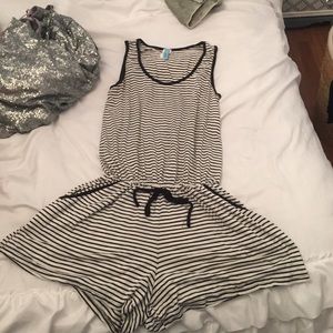 Stripped romper