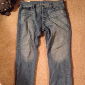 34x32 light wash straight classic hollister jeans