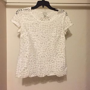 Forever 21 white lace top