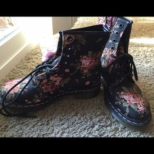 Floral Dr. Martens