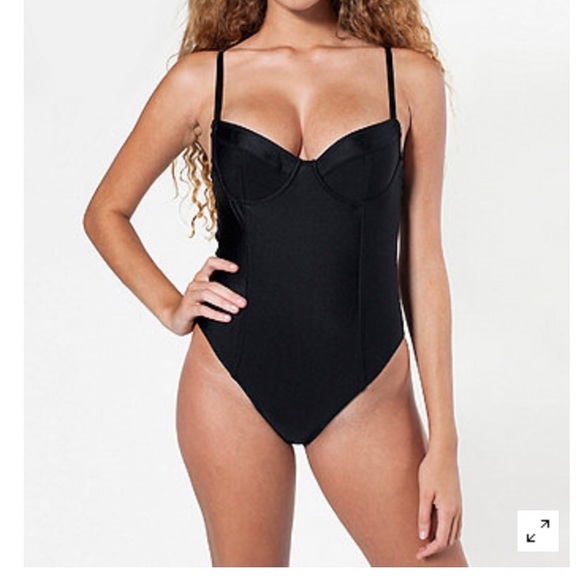 American Apparel Underwire Bustier Swimsuit