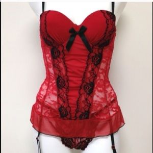 Black & Red Corset