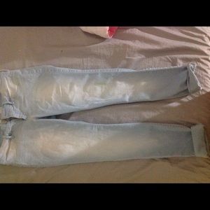 Light washed hollister jeans