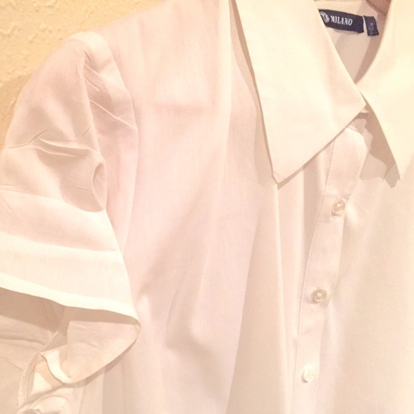 PRICE DROP! ~Crisp Button Down Purest White Shirt~