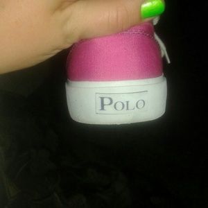 Polo pink shoes