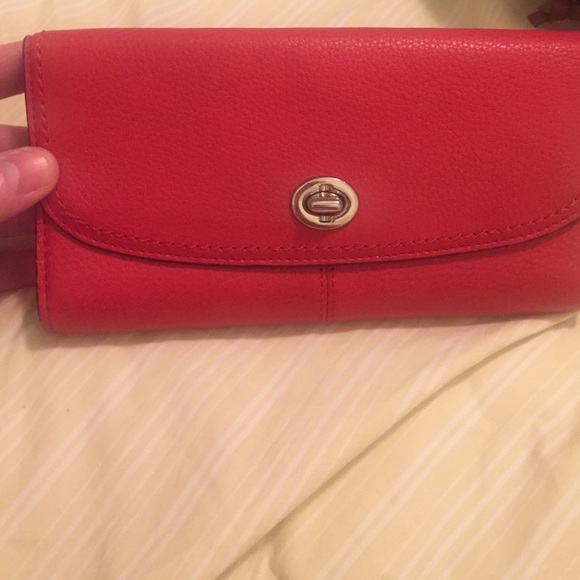 Purse persimmon color brand new never used
