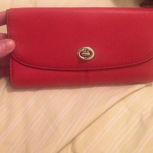 Purse persimmon color brand new never used