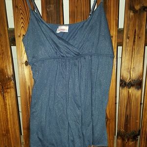 NWOT Moonlit shimmery blue top