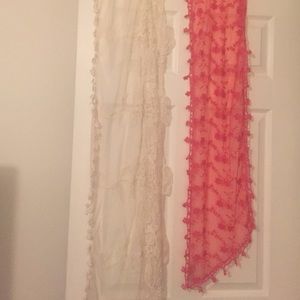 Scarfs I bought,I did to try to Mach dress