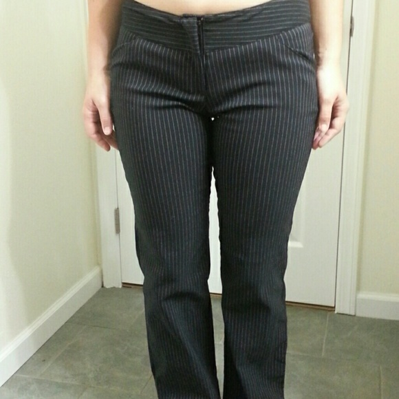 Pinstripe work pants