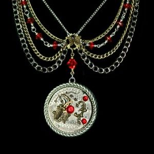 1912 Pocket Watch Movement Necklace