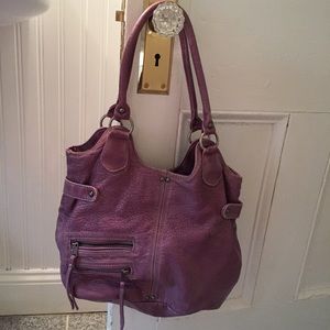 Super Soft Purple Distressed Bag