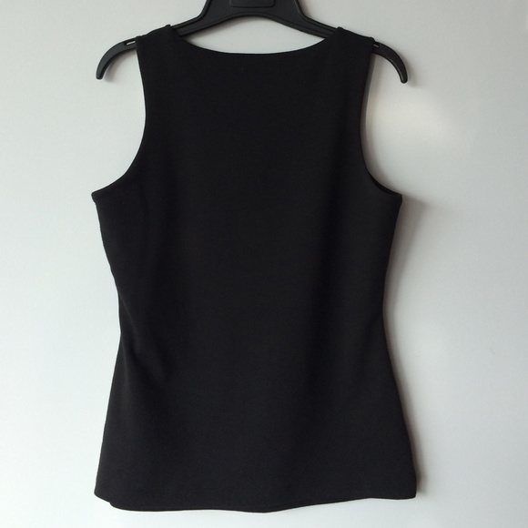 BUNDLED Vertigo black top with ruffle front - Picture 4 of 4