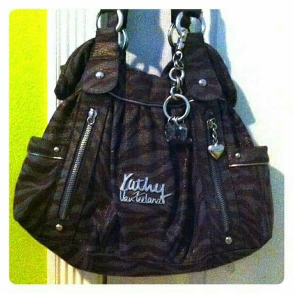 Kathy Van Zeeland Zebra Print Purse