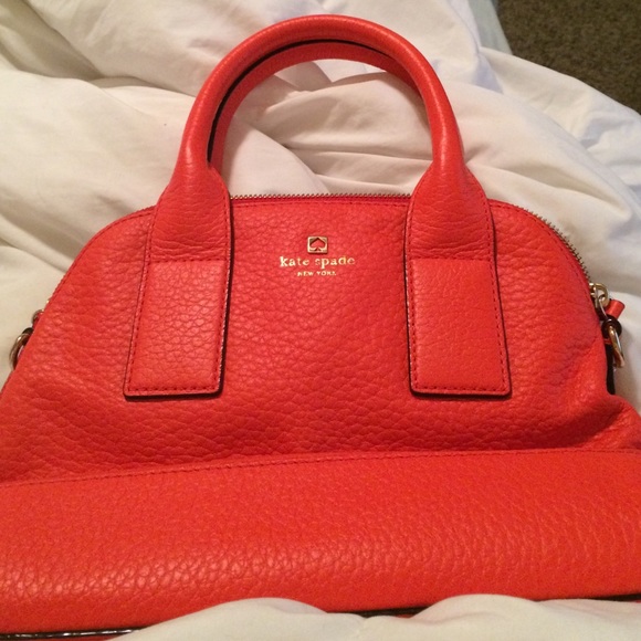 NEW AUTHENTIC BRIGHT ORANGE KATE SPADE PURSE