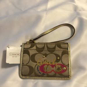 Coach ID case/wristlets