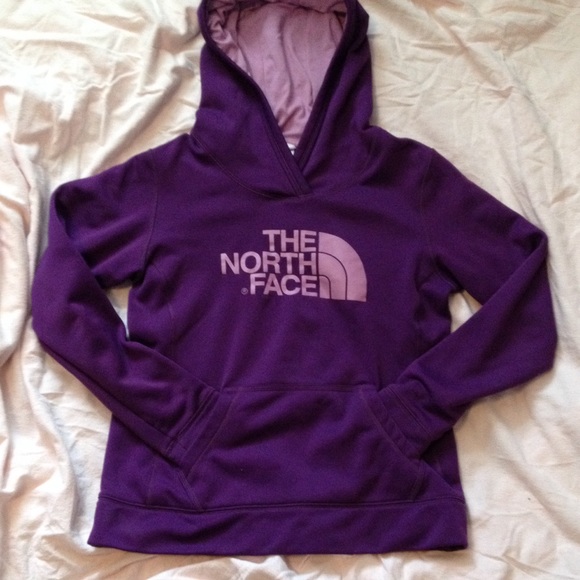 Purple The North Face Sweatshirt