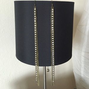 FREE🎉 Long Chain and Rhinestone Earrings