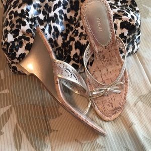 Beautiful gold sandals