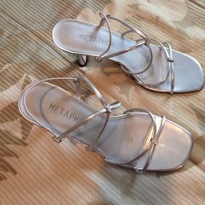 Beautiful silver dress sandals