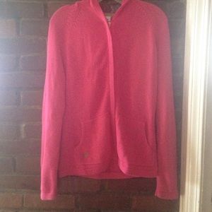 Lolly Pulitzer Pink Knit Hooded Sweater