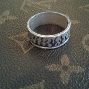 Vintage .925 unisex Navajo ring SIGNED