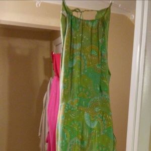 Silk halter dress