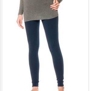 Splendid navy maternity leggings