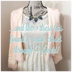 Ivory Eyelet Sweetheart Dress