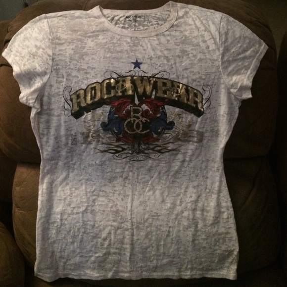 White burnt out shirt
