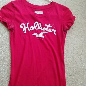 Pink Hollister shirt