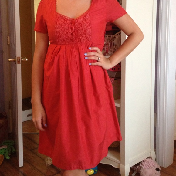 Fossil red dress