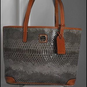 SOLD!Dooney & Bourke Charleston Shopper, Snake.